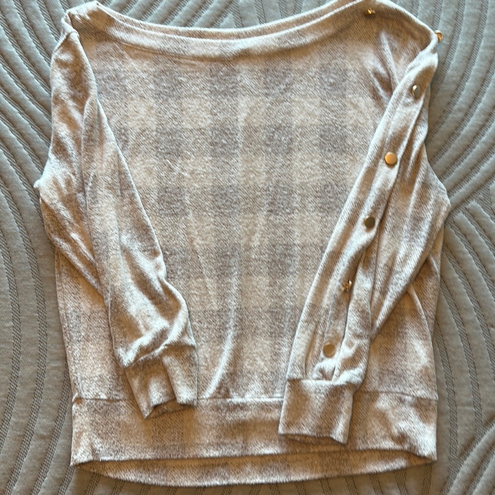 Soft plaid sweater